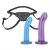 Страпон унисекс Beginners Strap-On с 2 насадками - 15 и 13 см. - Lux Fetish - купить с доставкой в Долгопрудном