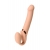 Телесный безремневой вибрострапон Vibrating Bendable Strap-On L - Strap-on-me - купить с доставкой в Долгопрудном