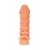 Телесная закрытая насадка с пупырышками Cock Sleeve Size M - 15,6 см. - KOKOS - в Долгопрудном купить с доставкой