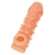 Телесная закрытая насадка с пупырышками Cock Sleeve Size L - 17,6 см. - KOKOS - в Долгопрудном купить с доставкой
