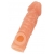 Телесная закрытая насадка с шершавой головкой Cock Sleeve Size L - 17,6 см. - KOKOS - в Долгопрудном купить с доставкой