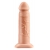 Телесный реалистичный фаллоимитатор с полостью Silicone Hollow Extension - 20 см. - Pipedream - купить с доставкой в Долгопрудном