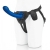 Синяя насадка Remote Control P-Spot G-Spot с черными трусиками - 20 см. - Pegasus - купить с доставкой в Долгопрудном