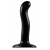 Черный фаллоимитатор-насадка Strap-On-Me P G spot Dildo size S - 16,4 см. - Strap-on-me - купить с доставкой в Долгопрудном