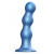 Голубая насадка Strap-On-Me Dildo Plug Balls size L - Strap-on-me - купить с доставкой в Долгопрудном