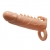Телесная удлиняющая насадка Penis Sleeve Emmitt - 17 см. - Baile - в Долгопрудном купить с доставкой
