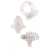 Набор из 3 прозрачных эрекционных колец с вибрацией Teasers Ring Kit - Chisa - в Долгопрудном купить с доставкой