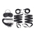 Эротический набор 4PC Bondage Bed Strap   Flogger Kit - Lux Fetish - купить с доставкой в Долгопрудном