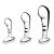 Набор из 3 стальных стимуляторов простаты Stainless Steel P-spot Training Set - b-Vibe - в Долгопрудном купить с доставкой
