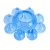 Голубая гелевая насадка-цветок - Toyfa Basic - в Долгопрудном купить с доставкой