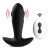 Черный массажер простаты с вибрацией, эффектом маятника и пультом ДУ - Secwell - в Долгопрудном купить с доставкой