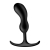 Черный массажер простаты с утяжелителями Premium Silicone Weighted Prostate Plug Medium - 16,3 см. - XR Brands - в Долгопрудном купить с доставкой