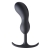 Черный массажер простаты с утяжелителями Premium Silicone Weighted Prostate Plug Large - 18,8 см. - XR Brands - в Долгопрудном купить с доставкой