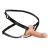 Телесный полый страпон 2  Erection 28X Smooth Vibrating Silicone Penis Sheath - 16 см. - XR Brands - купить с доставкой в Долгопрудном