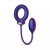 Фиолетовое эрекционное виброкольцо с анальным шариком Eclipse - ONE DC B.V. - в Долгопрудном купить с доставкой
