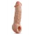 Телесная насадка-удлинитель Intrepid 9.25 Inch Realistic Penis Extender Sleeve - 23,5 см. - Blush Novelties - в Долгопрудном купить с доставкой