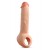 Телесная насадка-удлинитель Thrive 8.75 Inch Realistic Penis Extender Sleeve - 22,2 см. - Blush Novelties - в Долгопрудном купить с доставкой