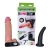Страпон с 2 насадками и вибрацией UniStrap - 19 и 12 см. - LOVETOY (А-Полимер) - купить с доставкой в Долгопрудном