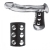 Утяжка на пенис на кнопочках 100% PVC STRAP WITH METAL SNAP - BlueLine - купить с доставкой в Долгопрудном
