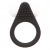 Чёрное эрекционное кольцо LIT-UP SILICONE STIMU RING 1 BLACK - Dream Toys - в Долгопрудном купить с доставкой