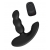 Черный силиконовый стимулятор простаты Levett Nitoc с пультом ДУ - Levett - в Долгопрудном купить с доставкой