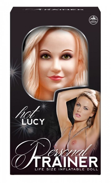 Надувная кукла с вибрацией и 2 любовными отверстиями Hot Lucy Lifesize Love Doll - NMC - в Долгопрудном купить с доставкой
