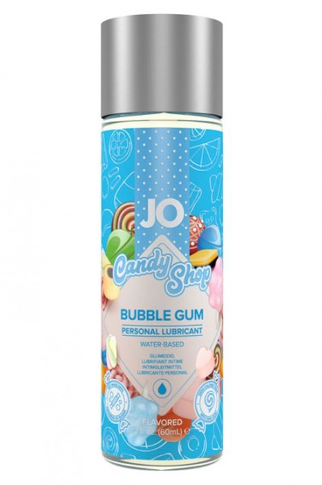 Смазка на водной основе Candy Shop Bubblegum с ароматом жвачки - 60 мл. - System JO - купить с доставкой в Долгопрудном