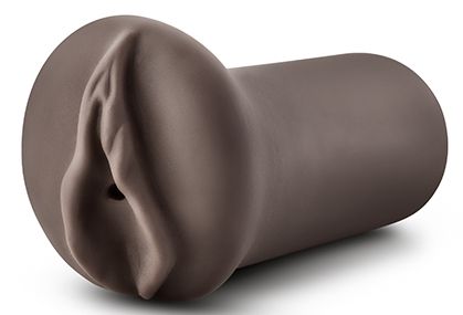 Коричневый мастубратор-вагина Nicole s Kitty - Blush Novelties - в Долгопрудном купить с доставкой