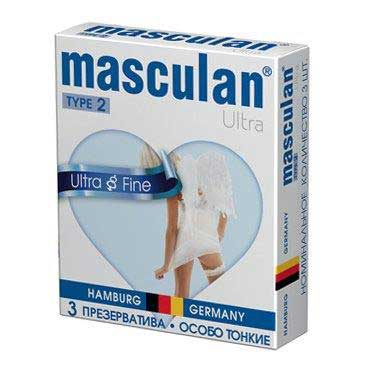 Ультратонкие презервативы Masculan Ultra Fine с обильной смазкой - 3 шт. - Masculan - купить с доставкой в Долгопрудном