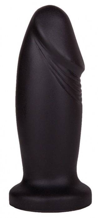 Чёрный анальный плаг фаллической формы - 13,7 см. - LOVETOY (А-Полимер)