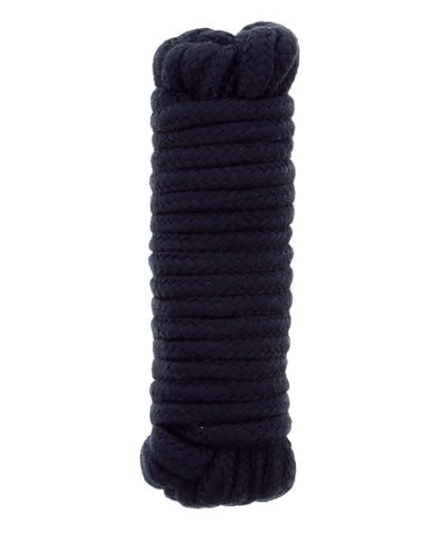 Чёрная веревка для связывания BONDX LOVE ROPE - 5 м. - Dream Toys - купить с доставкой в Долгопрудном