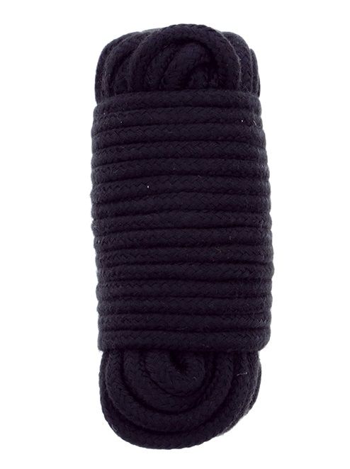 Черная веревка для связывания BONDX LOVE ROPE - 10 м. - Dream Toys - купить с доставкой в Долгопрудном