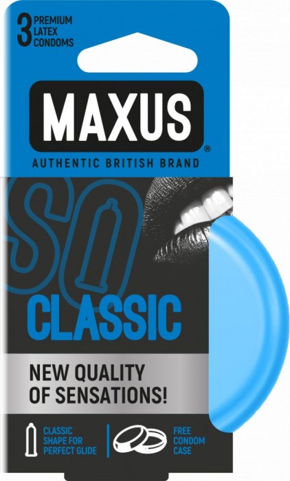 Классические презервативы в железном кейсе MAXUS Classic - 3 шт. - Maxus - купить с доставкой в Долгопрудном
