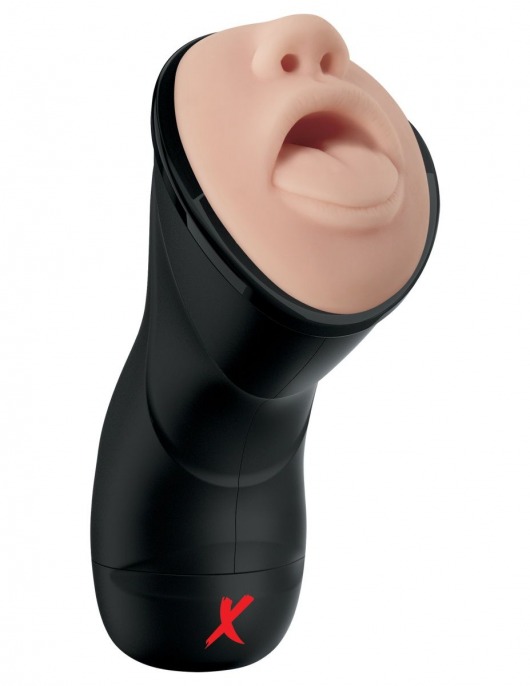 Мастурбатор-ротик Deep Throat Vibrating Stroker - Pipedream - в Долгопрудном купить с доставкой