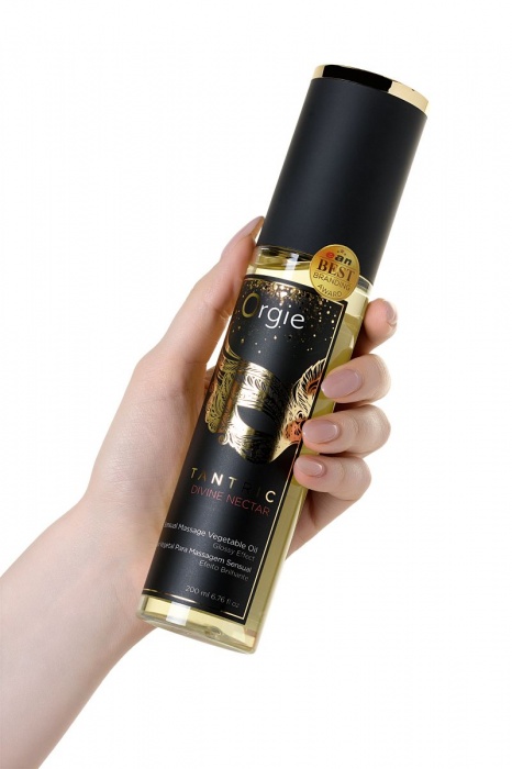 Растительное массажное масло Orgie Tantric Divine Nectar - 200 мл. - ORGIE - купить с доставкой в Долгопрудном