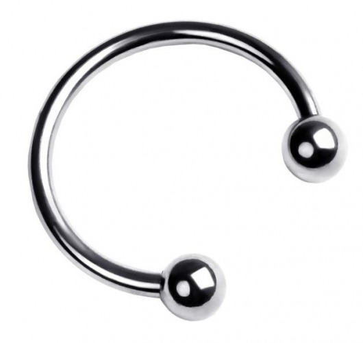 Серебристая подкова на головку пениса - ToyFa - купить с доставкой в Долгопрудном