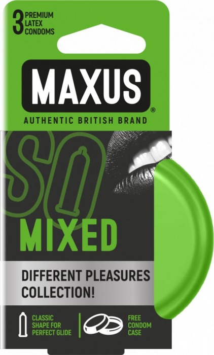 Презервативы в железном кейсе MAXUS Mixed - 3 шт. - Maxus - купить с доставкой в Долгопрудном