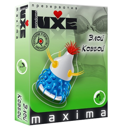 Презерватив LUXE Maxima  Злой Ковбой  - 1 шт. - Luxe - купить с доставкой в Долгопрудном