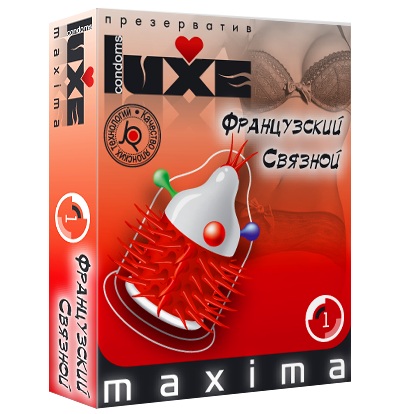 Презерватив LUXE Maxima  Французский связной  - 1 шт. - Luxe - купить с доставкой в Долгопрудном