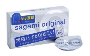 Ультратонкие презервативы Sagami Original QUICK - 6 шт. - Sagami - купить с доставкой в Долгопрудном