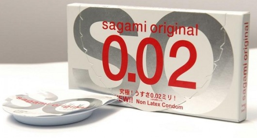 Ультратонкие презервативы Sagami Original - 2 шт. - Sagami - купить с доставкой в Долгопрудном
