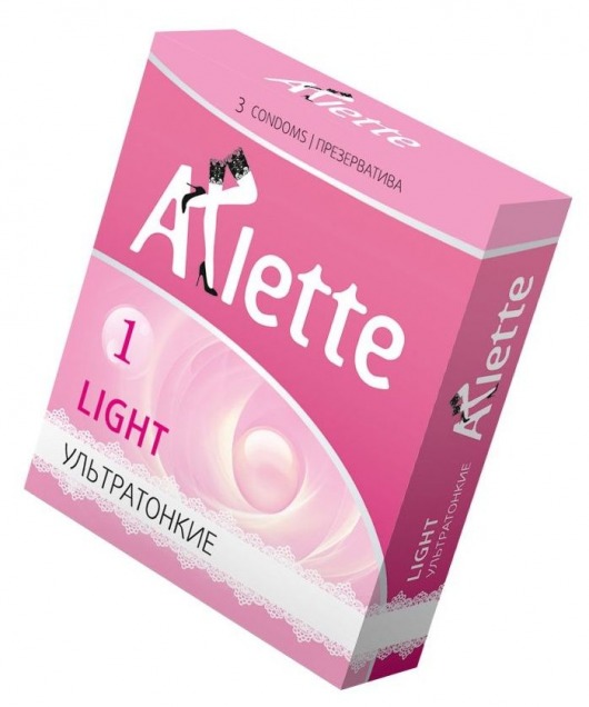 Ультратонкие презервативы Arlette Light - 3 шт. - Arlette - купить с доставкой в Долгопрудном