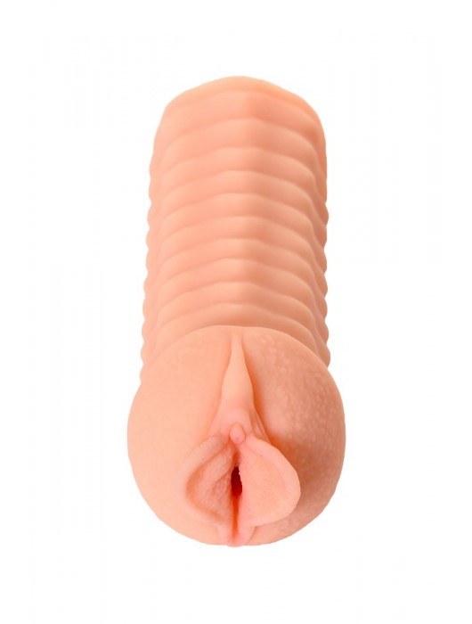 Мастурбатор-вагина ELEGANCE с ребрами на поверхности - KOKOS - в Долгопрудном купить с доставкой