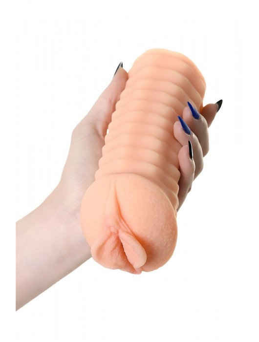 Мастурбатор-вагина ELEGANCE с ребрами на поверхности - KOKOS - в Долгопрудном купить с доставкой