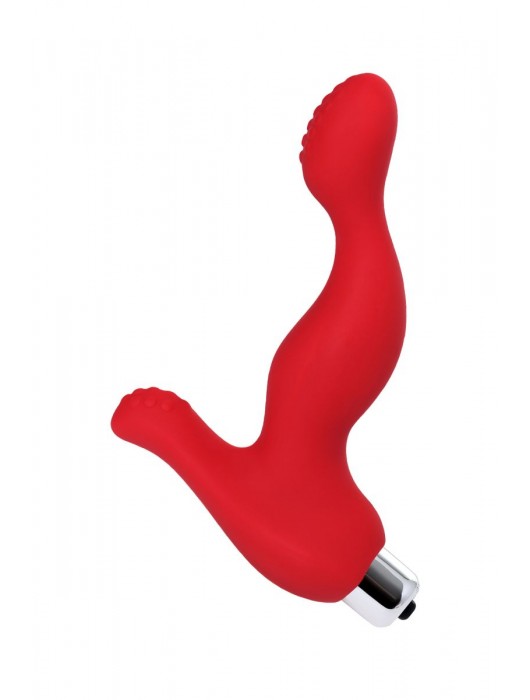 Красный силиконовый вибростимулятор простаты Proman - 12,5 см. - ToyFa - в Долгопрудном купить с доставкой