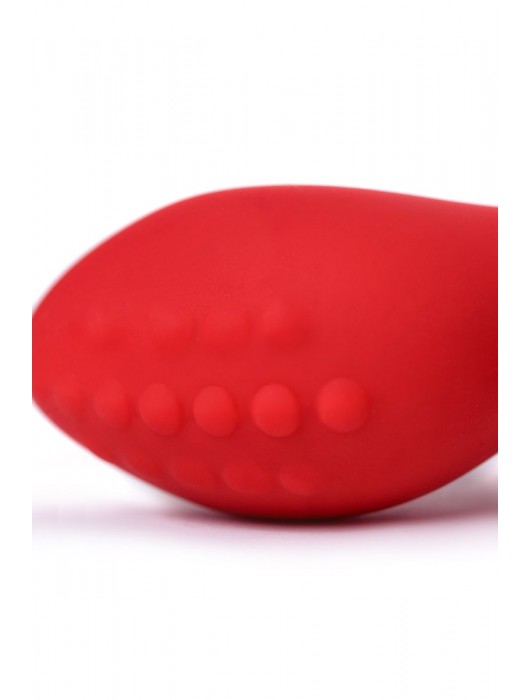 Красный силиконовый вибростимулятор простаты Proman - 12,5 см. - ToyFa - в Долгопрудном купить с доставкой