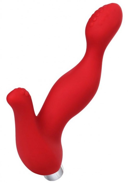 Красный силиконовый вибростимулятор простаты Proman - 12,5 см. - ToyFa - в Долгопрудном купить с доставкой