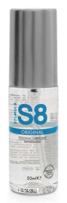 Универсальный лубрикант на водной осноdе S8 Original Lube - 50 мл. - Stimul8 - купить с доставкой в Долгопрудном
