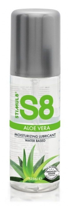 Лубрикант на водной основе S8 Aloe Vera Lube - 125 мл. - Stimul8 - купить с доставкой в Долгопрудном