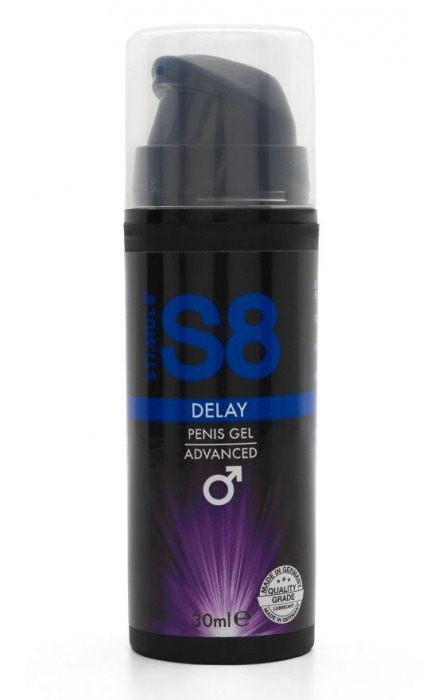 Пролонгирующий гель для мужчин S8 Delay Gel - 30 мл. - Stimul8 - купить с доставкой в Долгопрудном